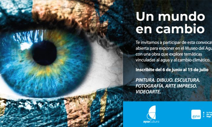 AYSA abre la convocatoria para participar de la muestra “Un Mundo en Cambio”