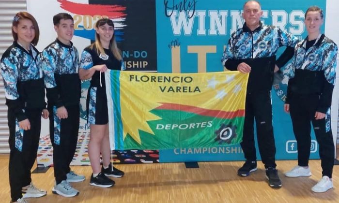 Deportistas varelenses en los podios del Mundial de Taekwondo ITF en Países Bajos