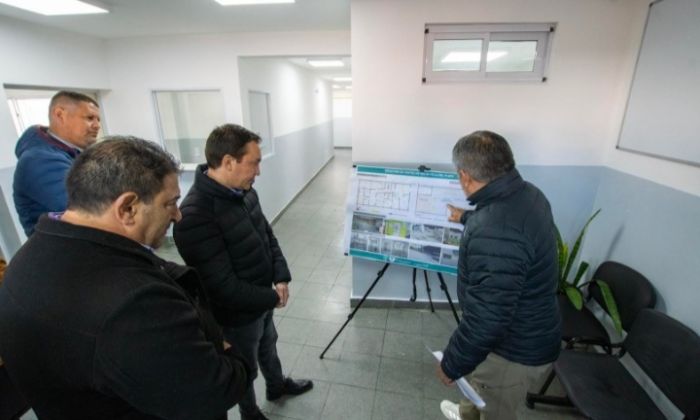 F. Varela: Watson verificó la culminación de las refacciones en el Centro de Salud “Villa del Plata”