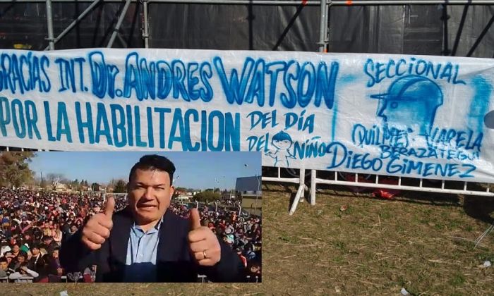 Madurez política “Al intendente Watson lo apoya hasta la oposición”