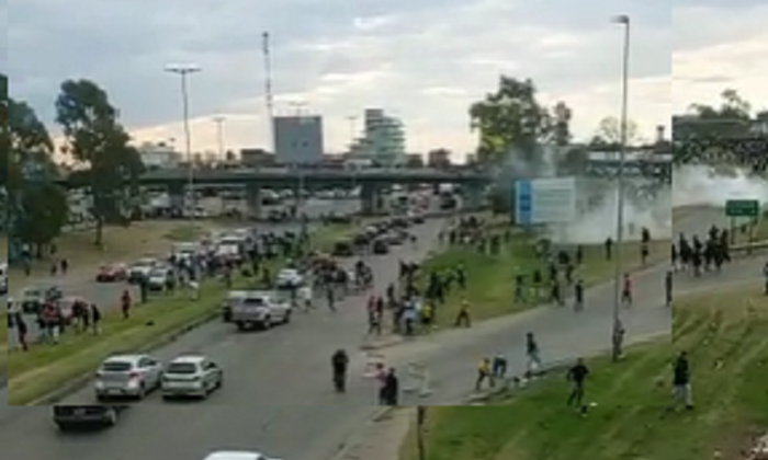 Cruce Varela: Los festejos del día del estudiante, terminó en un evento ganado por los violentos