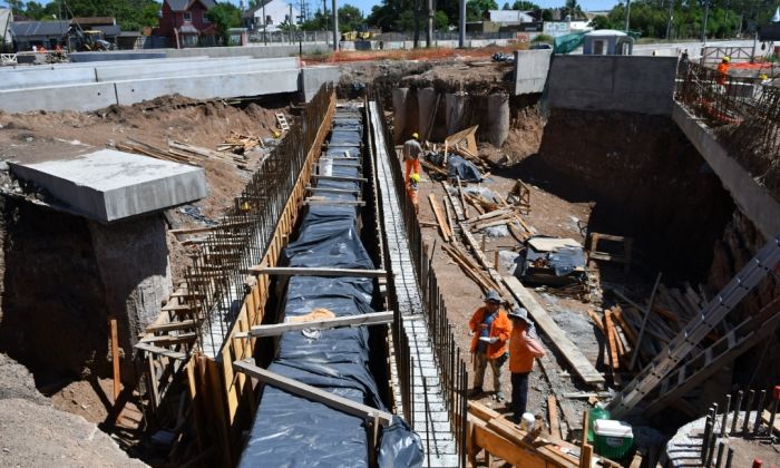 Avances en la construcción del paso bajo nivel en Camino Touring Club