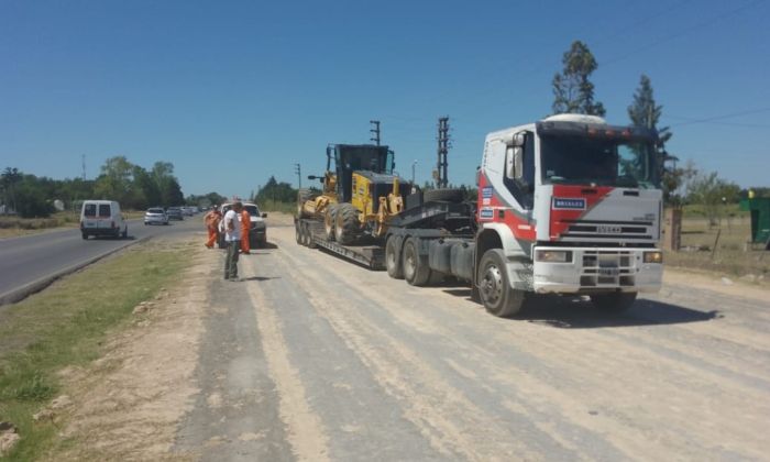 Florencio Varela- - RUTA 53: Reanudaron la obra de ensanche