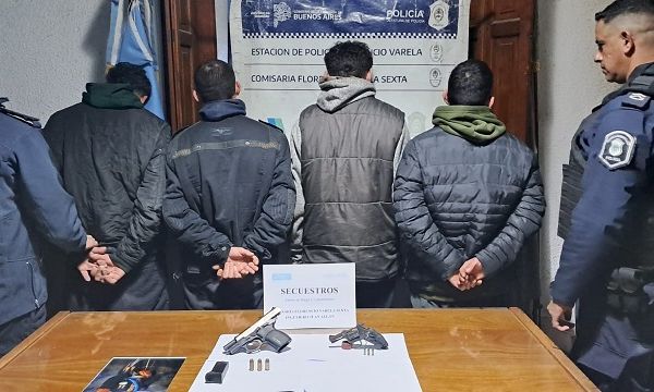 Florencio Varela – Tres aprehendidos por portación de armas de fuego