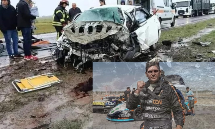 En un trágico accidente, murió el piloto olavarriense Agustín Herrera