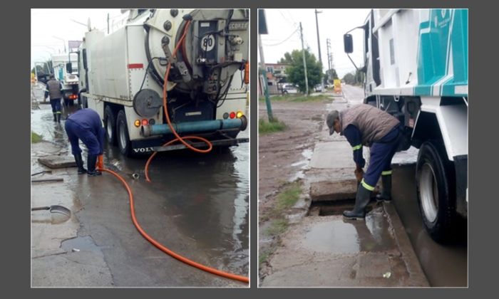 Florencio Varela - Tareas de saneamiento urbano y limpieza
