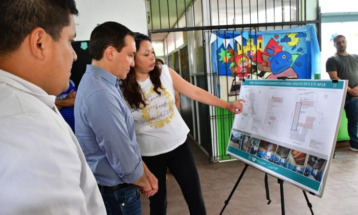F. Varela – Remodelación y reparaciones en la Primaria Nº18 de Bosques