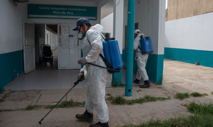 Florencio Varela - Fumigación en Centros Integradores Comunitarios