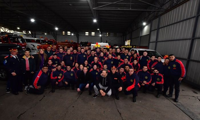 Los Bomberos Voluntarios de Florencio Varela celebraron su día