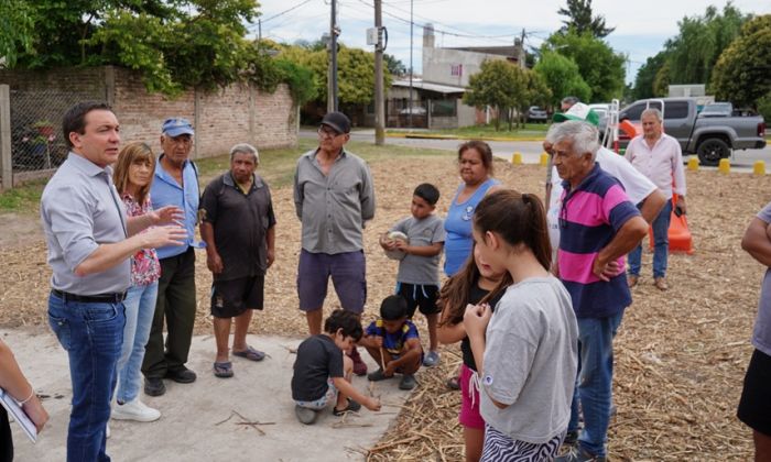 Florencio Varela - Nueva plaza en el barrio Monte Cudine