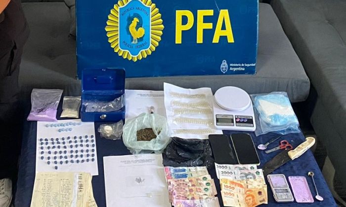 La PFA desbarató un punto de expendio de drogas en Vicente López