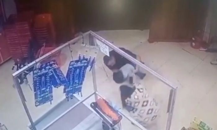 Orgullo varelense: Policía salvó la vida de un bebé que se estaba ahogando