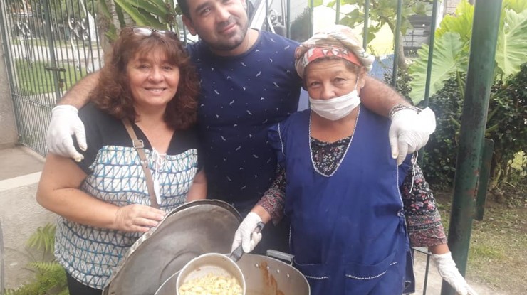 Olla popular:  sin respetar las medidas preventivas por el Coronavirus