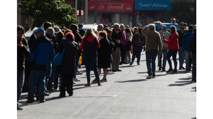 La población de riesgo en la calle, sabíamos que esto iba a pasar