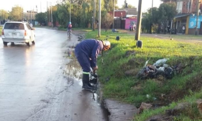 Florencio Varela: Acciones preventivas y operativos post temporal