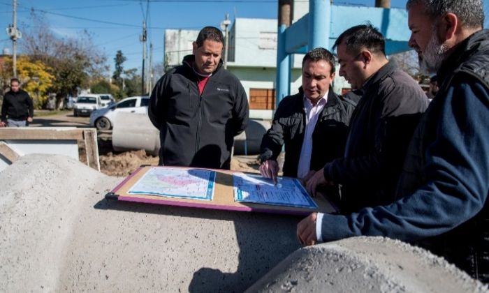F. Varela: Andrés Watson monitoreó avances en obra hidráulica clave para Pico de Oro