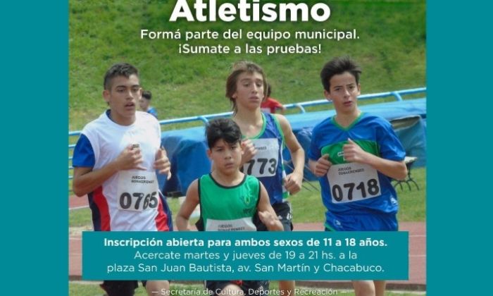 F. Varela: ¿Querés formar parte del equipo de atletismo municipal?