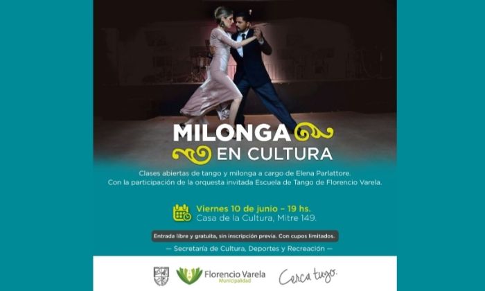 F. Varela: Viernes de milonga en la Casa de la Cultura