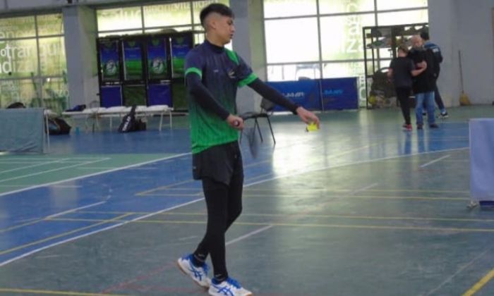 Agustín Street, orgullo varelense del bádminton en el Seleccionado Nacional