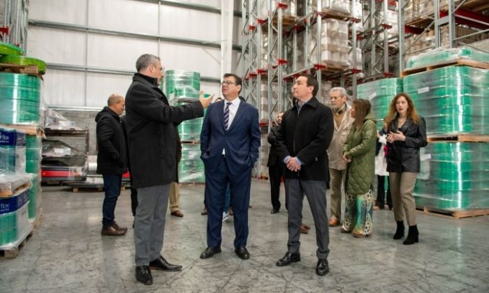 Andrés Watson y Claudio Moroni inauguraron una nueva empresa en el PITEC