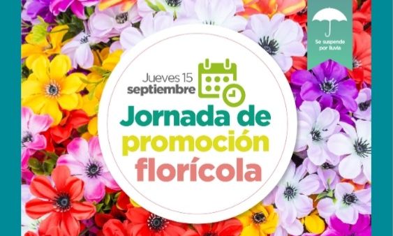 Florencio Varela: Jornada de promoción florícola en la peatonal Monteagudo