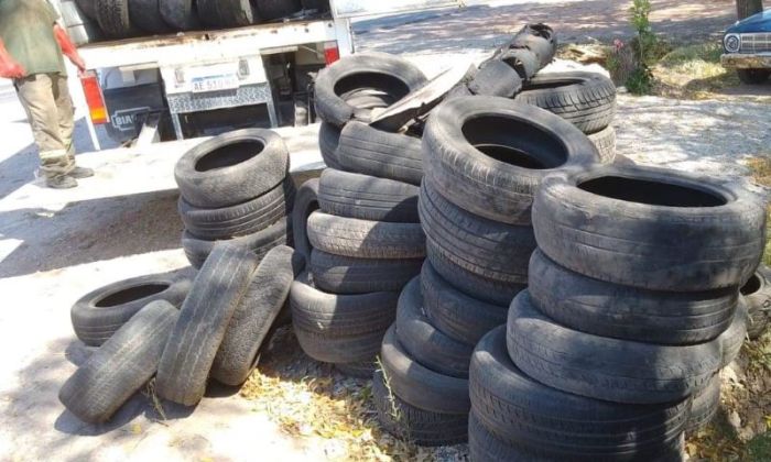 Florencio Varela - Continúan los operativos para recolectar neumáticos en desuso