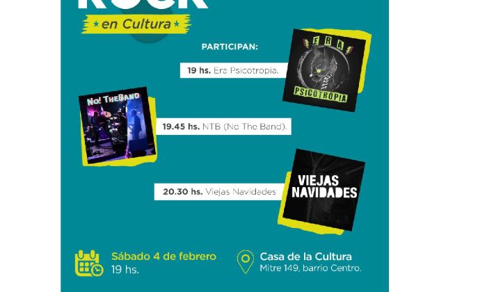 Florencio Varela - Rock, un nuevo concierto llega a la Casa de la Cultura