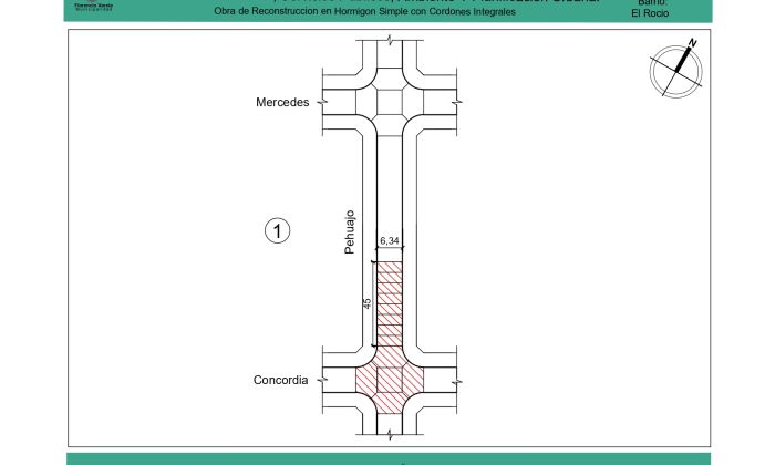 Florencio Varela - Escuela Nº 26 de El Rocío - Reparación de calzada