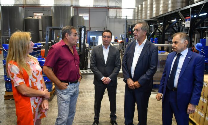 Andrés Watson y Daniel Scioli afianzaron estrategias para la exportación de productos varelenses