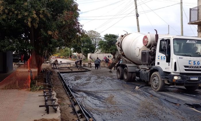 Florencio Varela - Avances en la obra vial de Villa Mónica Nueva