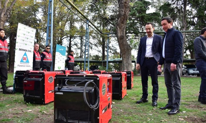 Florencio Varela - El Municipio recibió equipamiento para fortalecer la labor de Defensa Civil