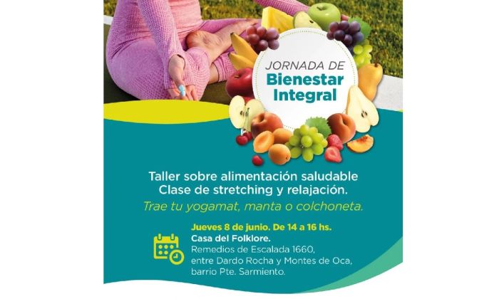 Florencio Varela - Jornada de bienestar – Nutrición y relajación