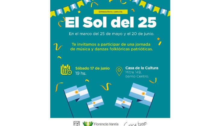 Florencio Varela – Musical “El sol del 25” en la Casa de la Cultura