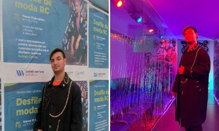Rodrigo Cáceres, diseñador varelense, presenta su nueva colección: “Osmosis”