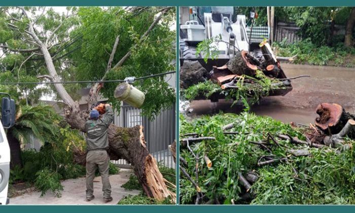 Florencio Varela - Actualización de acciones posteriores al temporal