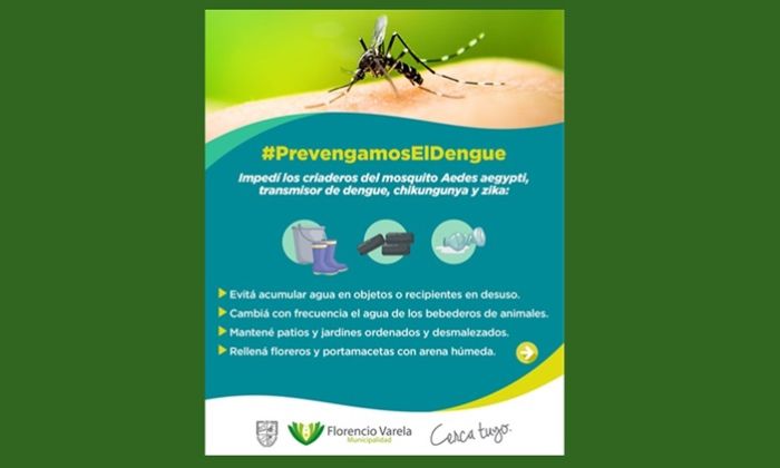 Florencio Varela - ¿Cómo combatir al dengue?