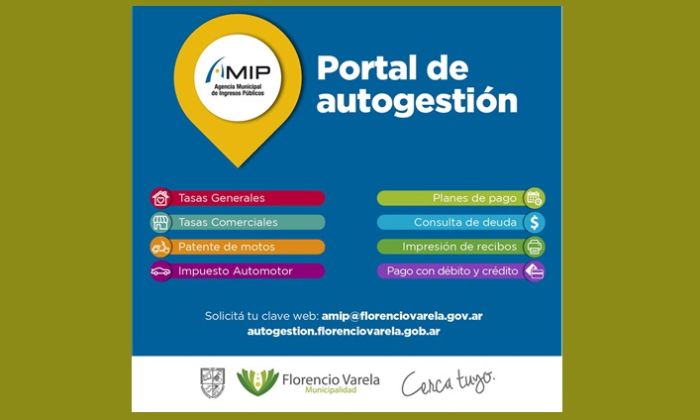 Florencio Varela - Vencimiento de tasas municipales