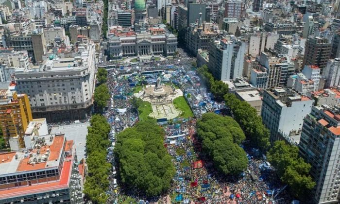 Paro General: fuertes críticas al gobierno y exigencias a los legisladores