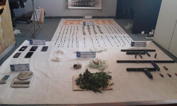 La Delegación Drogas Ilícitas de Quilmes desbarató una red narco en Florencio Varela