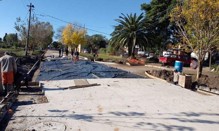Florencio Varela - Avances en la repavimentación de Diagonal Granaderos de San Martín