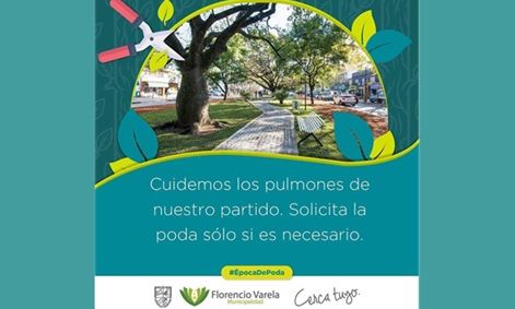 Florencio Varela - Comienza la temporada de poda