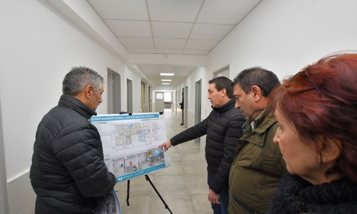 F. Varela – Avances en las refacciones del Centro de Salud de San Francisco