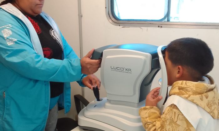 Control oftalmológico gratuito en escuelas varelenses