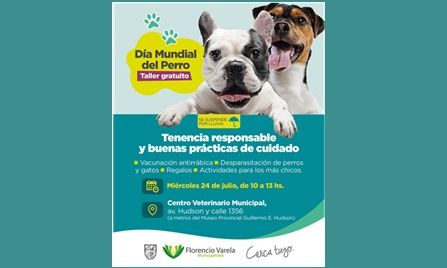 Florencio Varela - Jornada sobre tenencia responsable de mascotas
