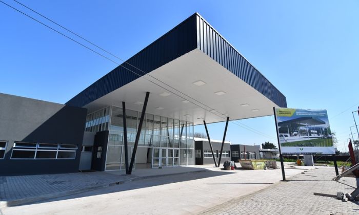 F. Varela - Avances en la construcción del Centro de Rehabilitación Municipal en KM26700