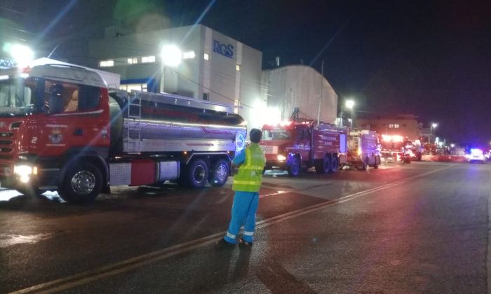 Quilmes – Incendio en refinería Sudamérica