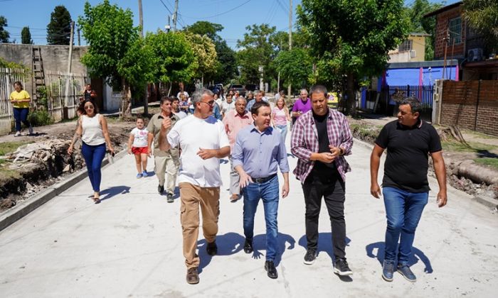 F. Varela – 1ª etapa de pavimentación en Villa Arias y Gral. San Martín