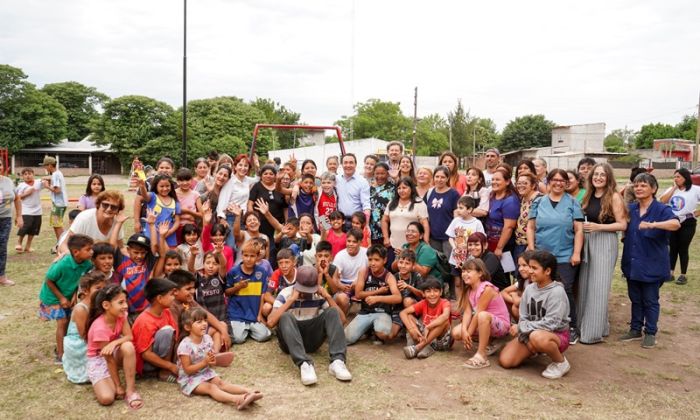 Florencio Varela - Renovación de plaza en Villa Hudson
