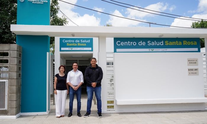 F. Varela - Nuevo SUM y refacciones en el Centro de Salud de Santa Rosa