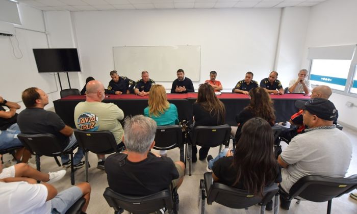 F. Varela – Seguridad, reunión entre autoridades locales y comerciantes de Ing. Allan